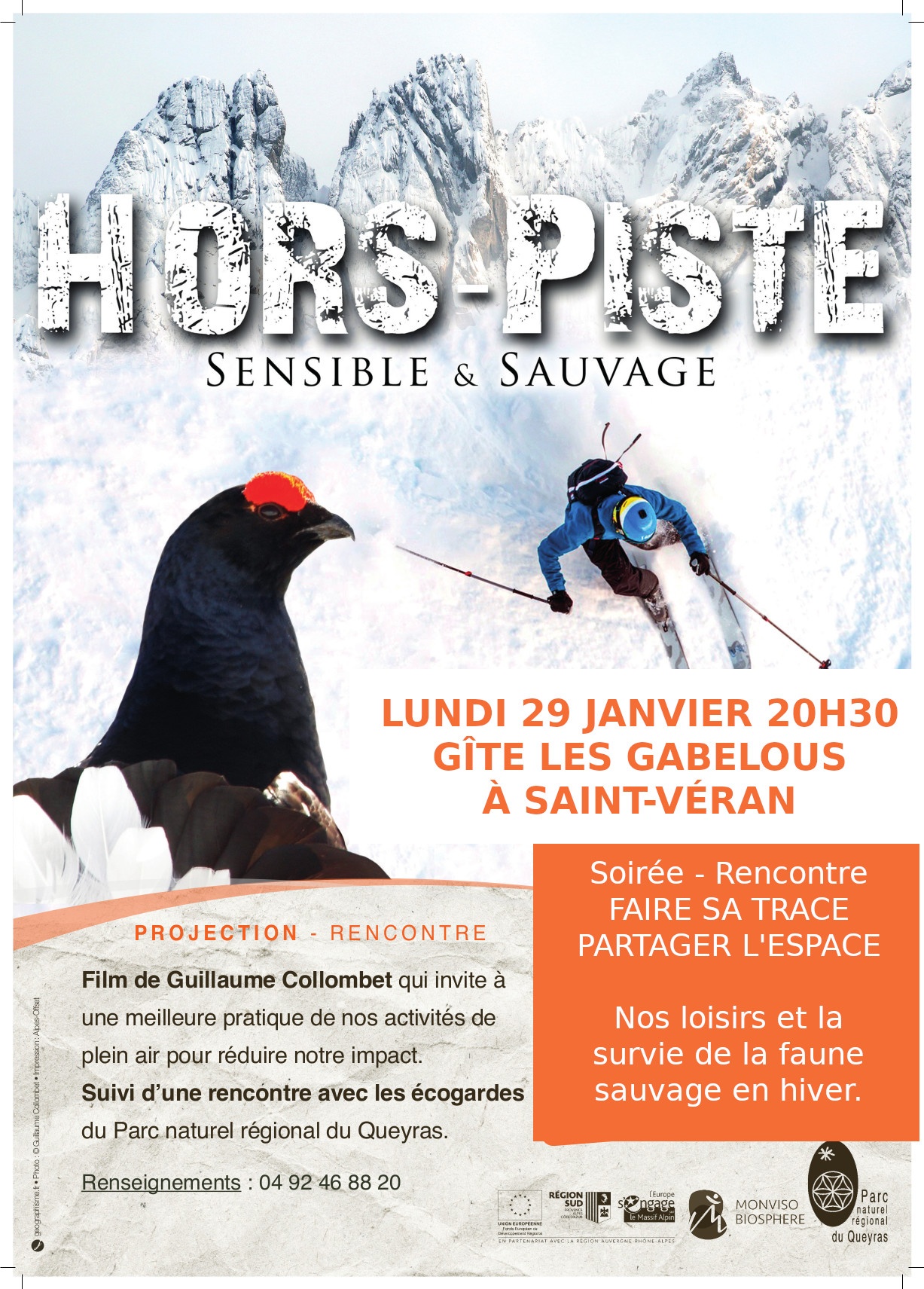 Affiche fim hors piste gabelous